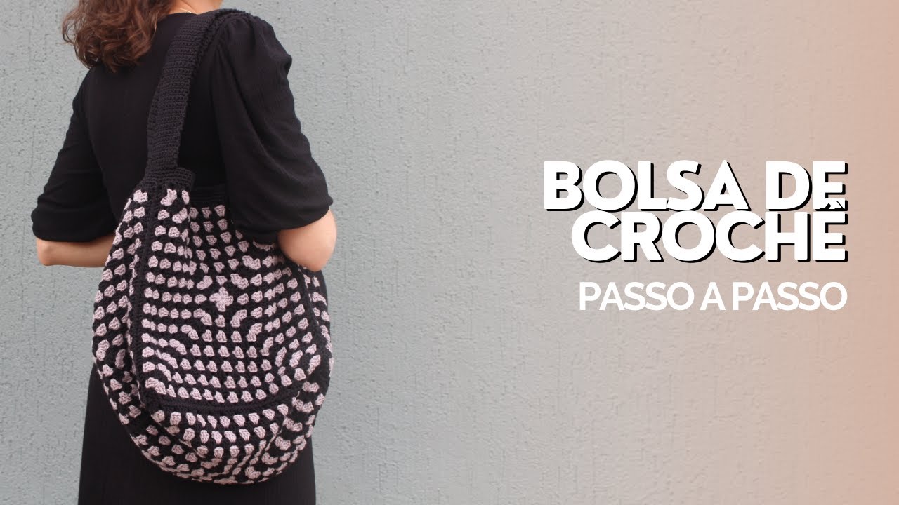 Passo a Passo: Bolsa Square Crochê Clássica para Inverno