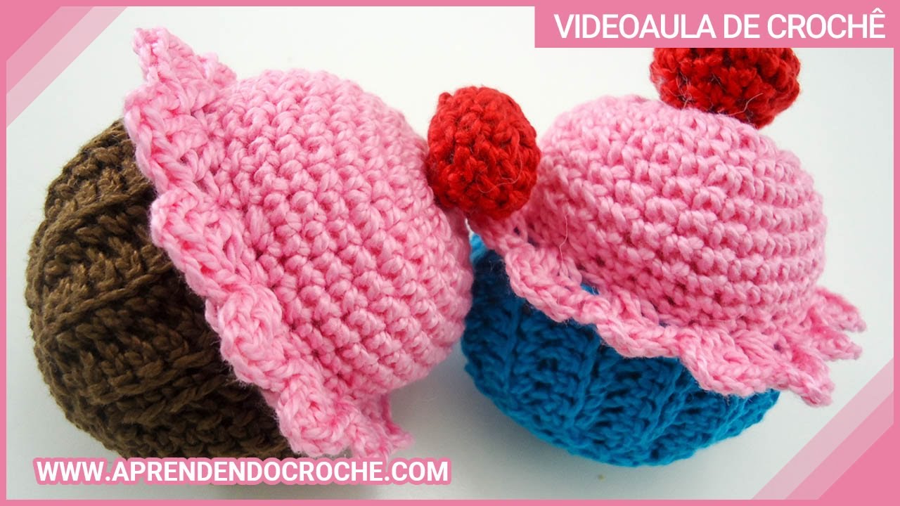 Aprenda Crochê: Cupcake Delicioso Passo a Passo para Iniciantes