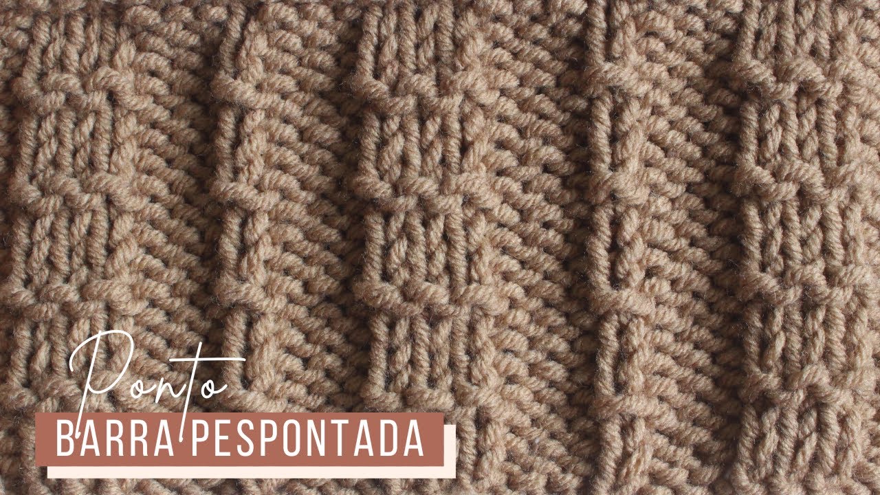 Passo a Passo: Ponto Barra Pespontada para Inverno Elegante