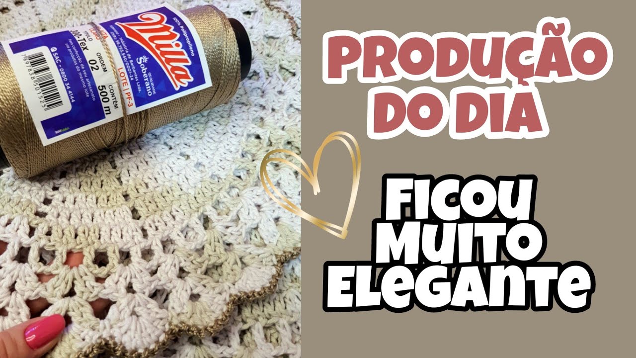 Produção Linda.l: Crochê Fácil e Econômico com Sobras 🤑