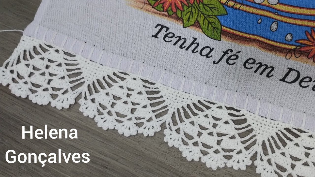 Barrado de Crochê Fácil: Passo a Passo com Helena Gonçalves